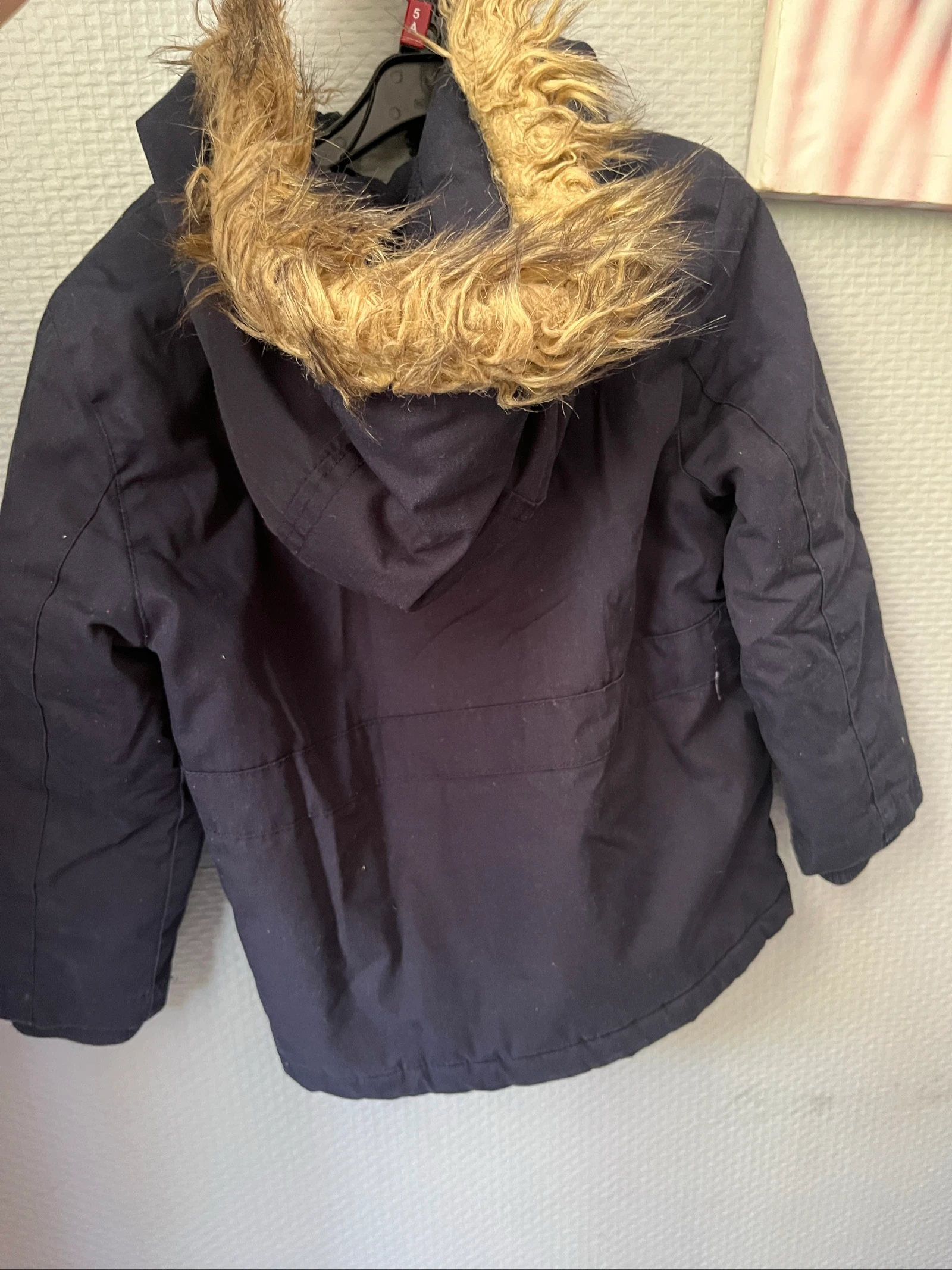 Parka acolchado azul marino Tissaia 3 años (3A) - Forrado de lana – photo 2